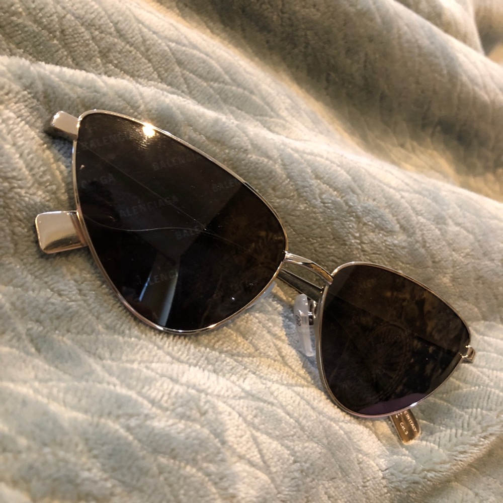 Balenciaga 61MM Triangle Logo Sunglasses - Picture 2 of 6